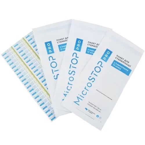 MicroSTOP Sterilization envelopes 100 x 200, 100 pcs. (with internal indicators)